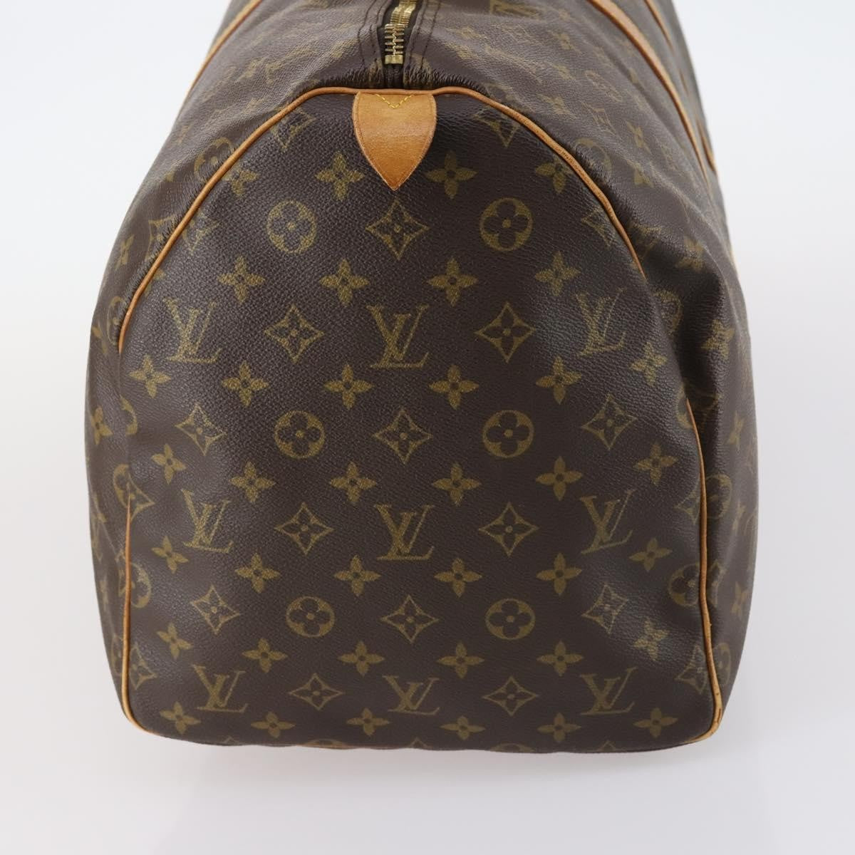 Louis Vuitton Keepall Bag Monogram Canvas, BROWN, CANVAS, Travel bag