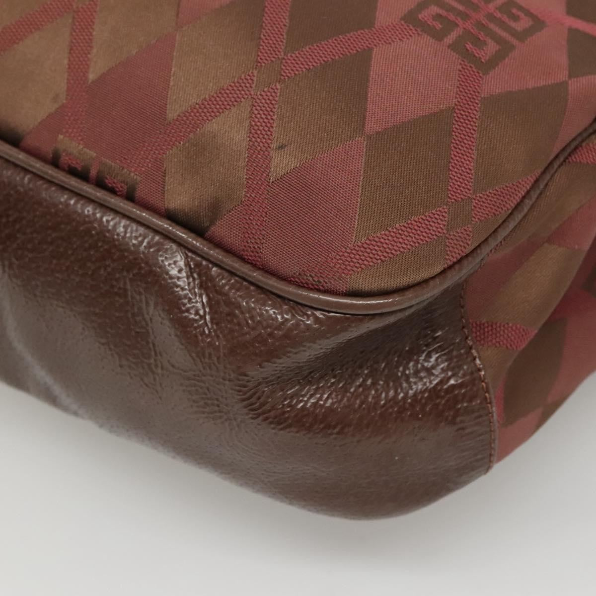 Givenchy Antigona Bag Canvas and Leather, BROWN, CANVAS, Handbag