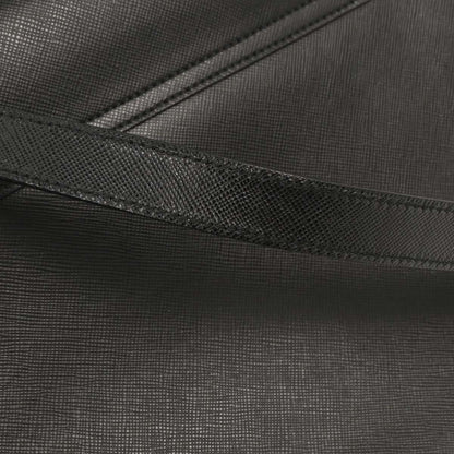 Salvatore Ferragamo Convertible Top Handle Bag Leather, BLACK, LEATHER, Handbag