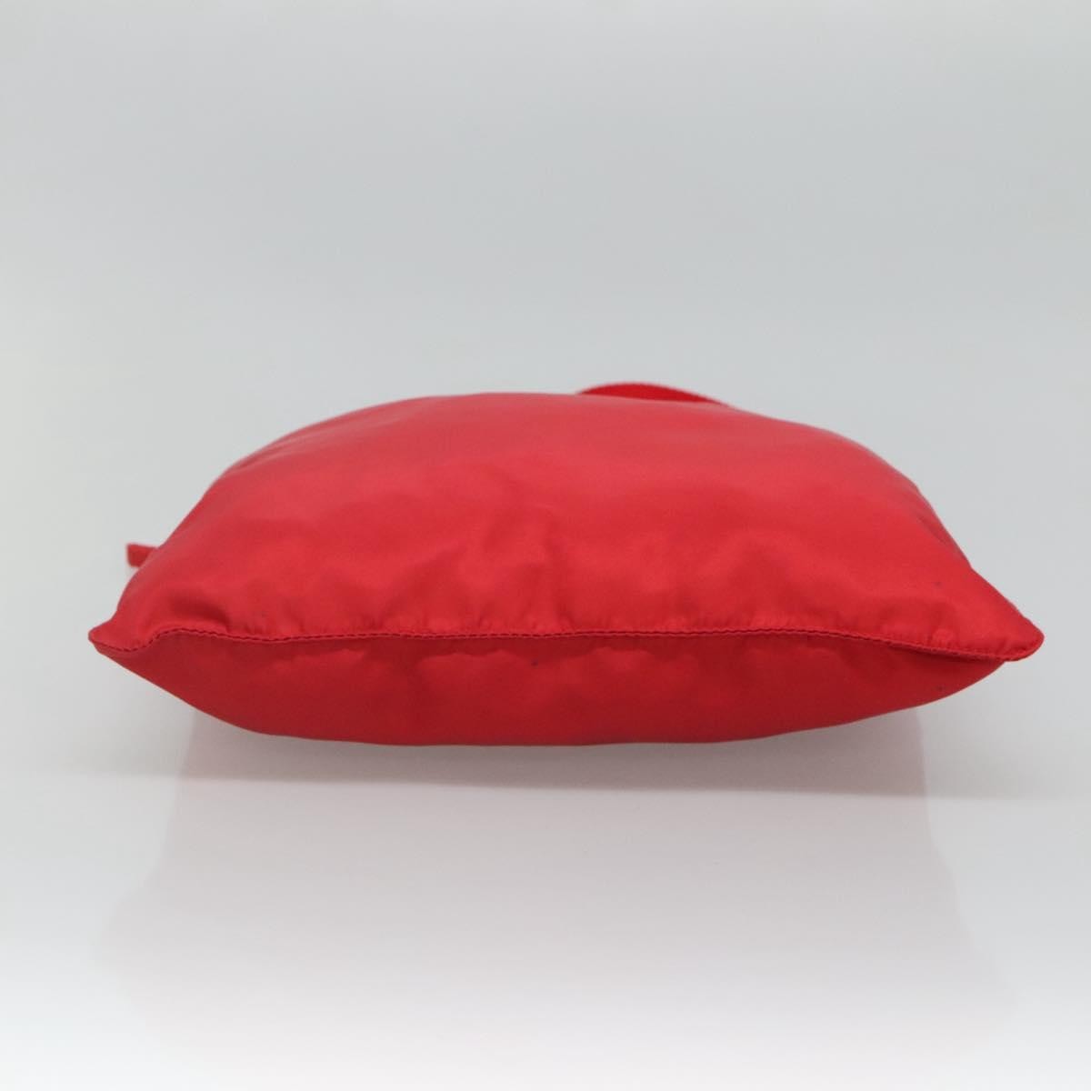 Prada Flat Messenger Bag Tessuto, Red, Nylon, Shoulder Bag