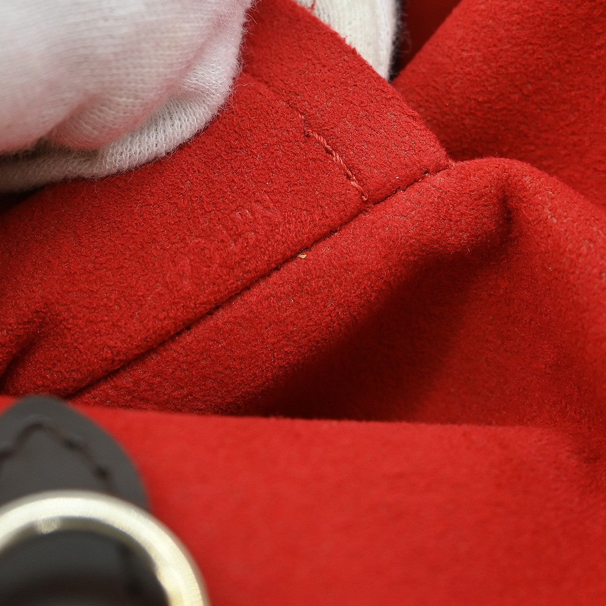 Louis Vuitton Hampstead Handbag Damier, BROWN, CANVAS, Tote bag