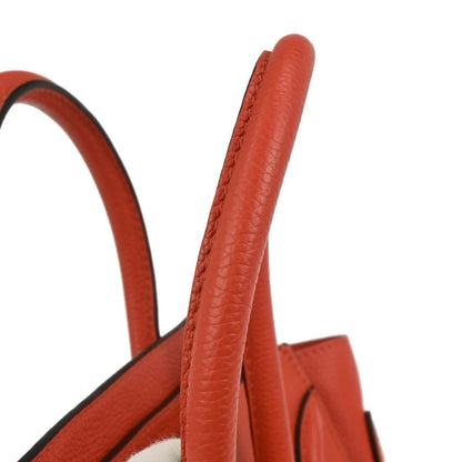 Celine Luggage Bag Smooth Leather, RED, LEATHER, Handbag