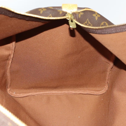 Louis Vuitton Keepall Bag Monogram Canvas, BROWN, CANVAS, Travel bag