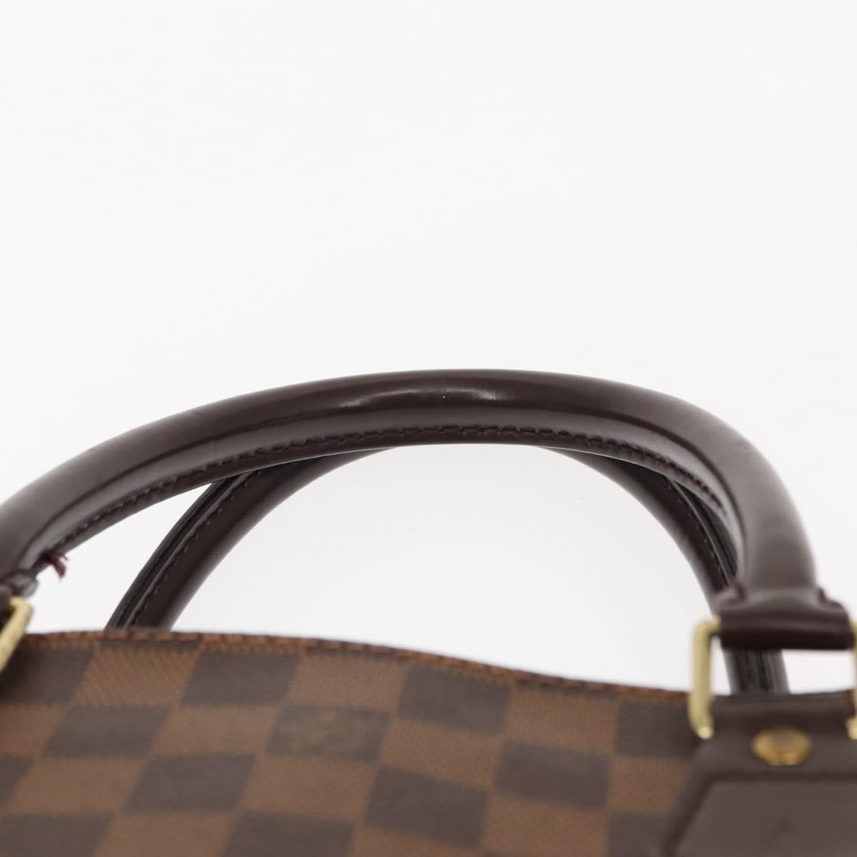 Louis Vuitton Sac Plat Bag Damier, BROWN, CANVAS, Handbag