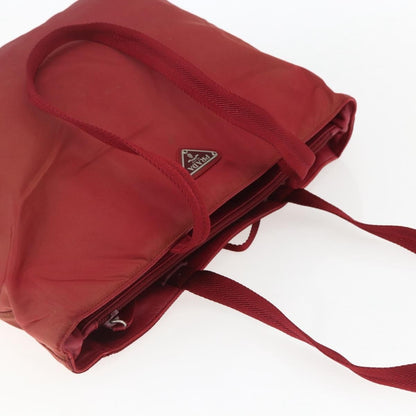 Prada Vintage Tote Tessuto, RED, NYLON, Tote bag