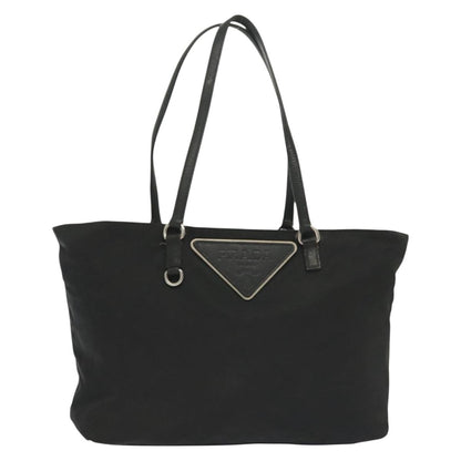 Prada Vintage Tote Tessuto, BLACK, NYLON, Tote bag