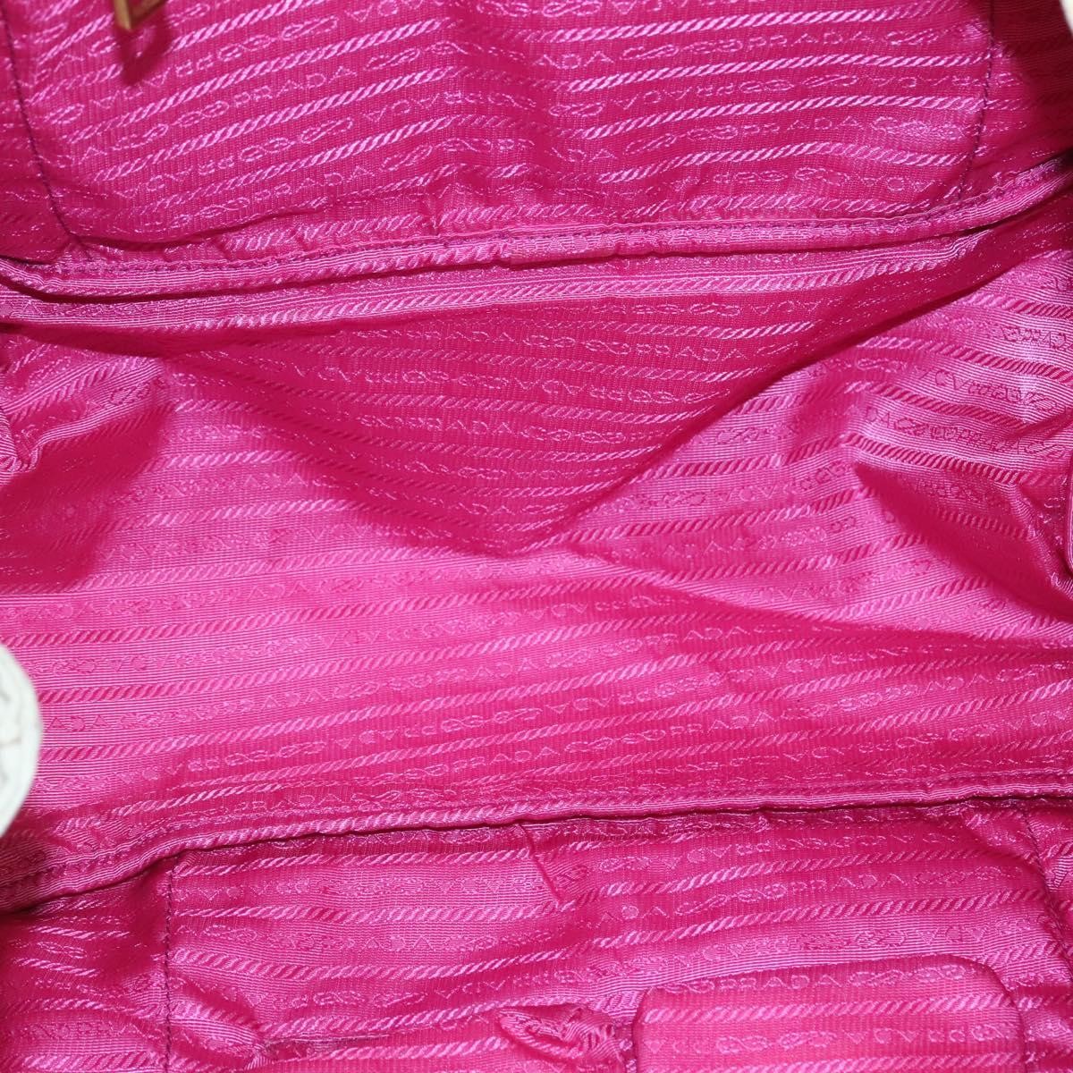 Prada Canapa Convertible Tote Canvas, WHITE, CANVAS, Tote bag