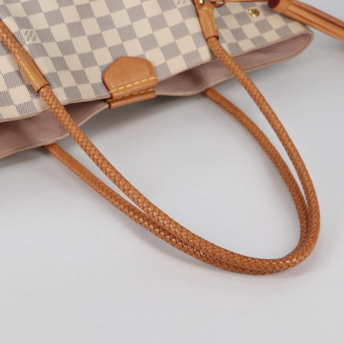 Louis Vuitton Propriano Handbag Damier, WHITE, CANVAS, Tote bag
