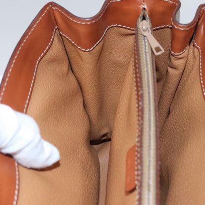 Celine Vintage Convertible Top Handle Bag Macadam Coated Canvas, BEIGE, CANVAS, Handbag