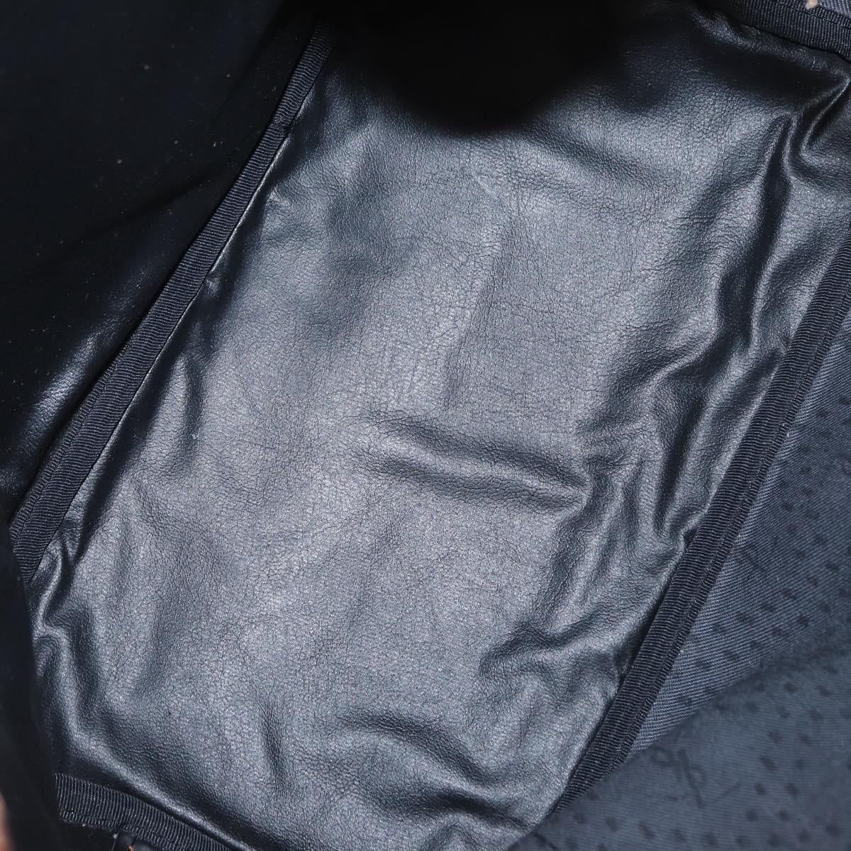 Saint Laurent Vintage Shoulder Bag Canvas, BLACK, CANVAS, Shoulder bag