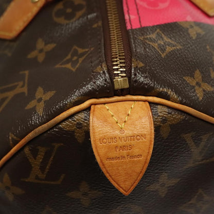 Louis Vuitton Speedy Handbag Limited Edition V Monogram Canvas, BROWN, CANVAS, Handbag