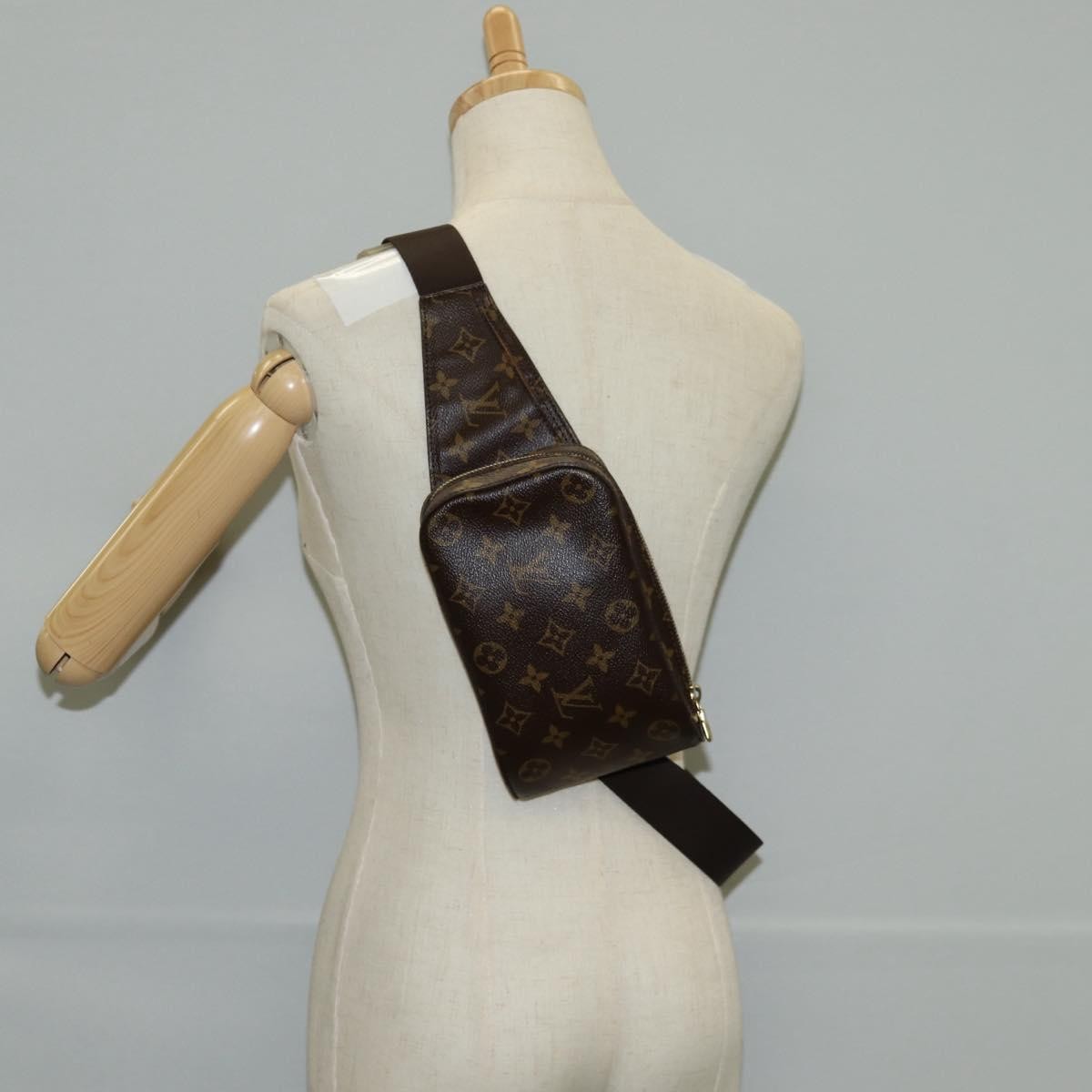Louis Vuitton Geronimos Waist Bag Monogram Canvas, BROWN, CANVAS, Shoulder bag