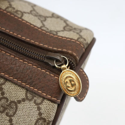 Gucci Vintage Interlocking G Boston Bag GG Coated Canvas, BEIGE, PVC, Travel bag