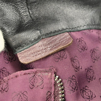 Loewe Aire Hobo Patent, BLACK, PATENT_LEATHER, Handbag