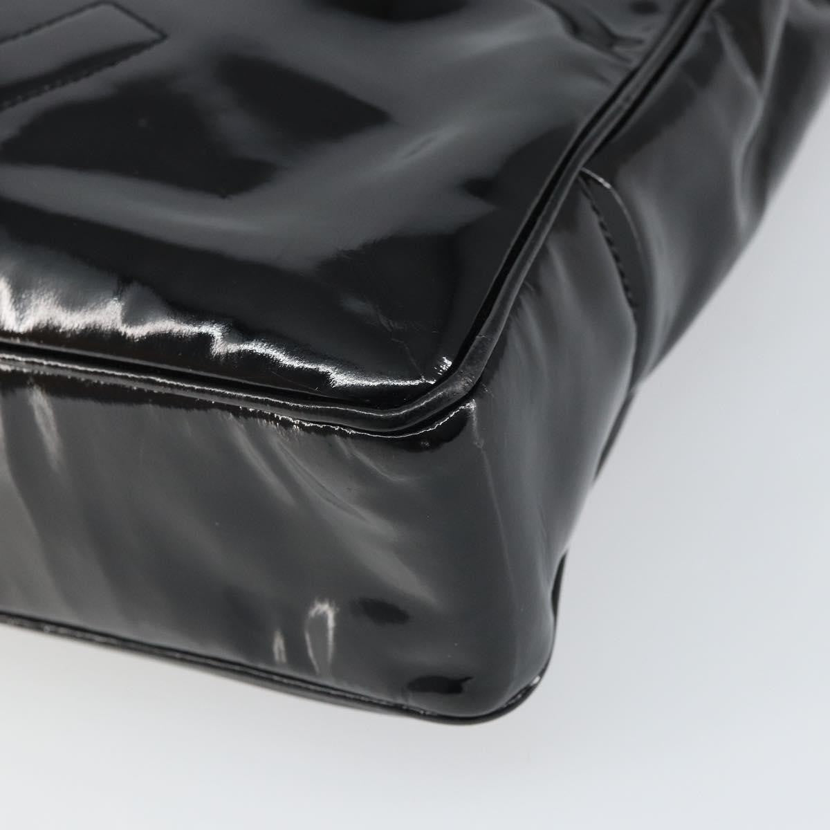 Chanel Vintage Tote Patent leather, BLACK, PATENT_LEATHER, Tote bag