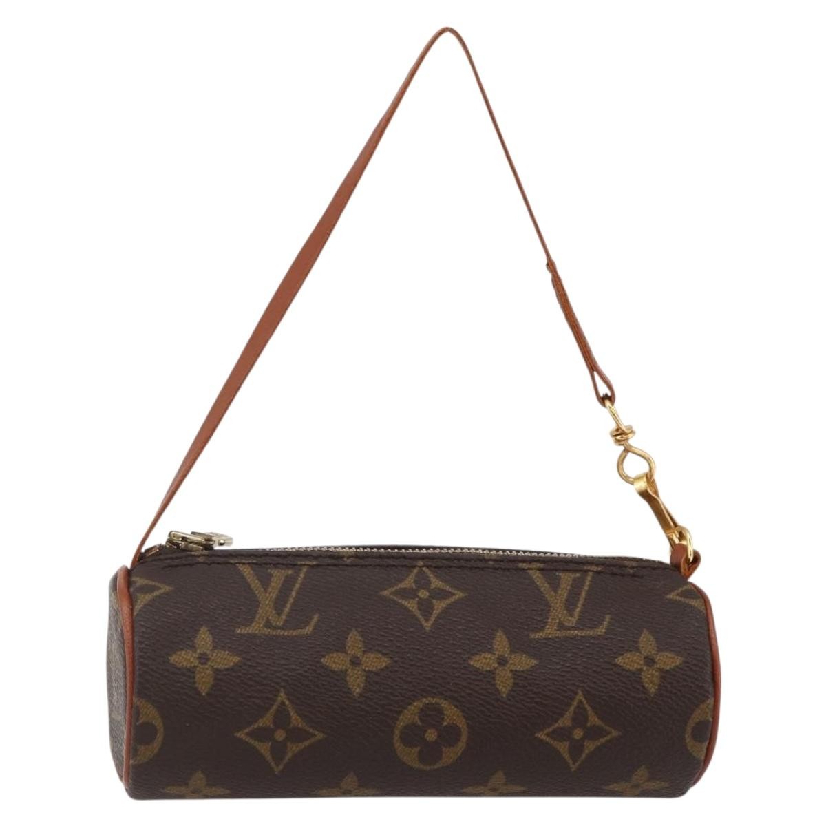 Louis Vuitton Papillon Pochette Monogram Canvas, BROWN, CANVAS, Handbag