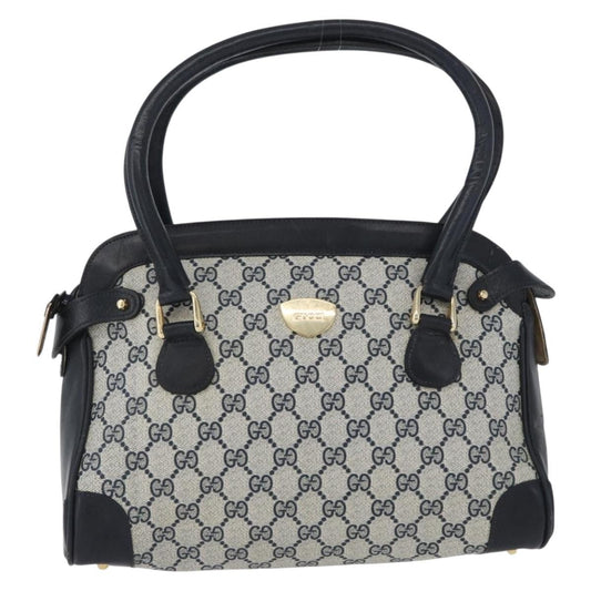 Gucci GG supreme handbag GG canvas, NAVY, PVC, Handbag