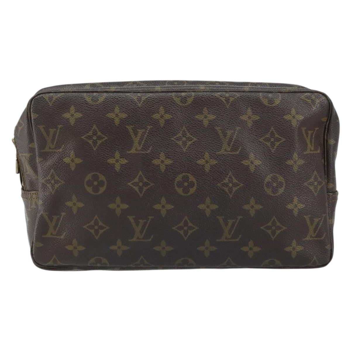Louis Vuitton Trousse Toilette Monogram Canvas, BROWN, CANVAS, Clutche & pouche