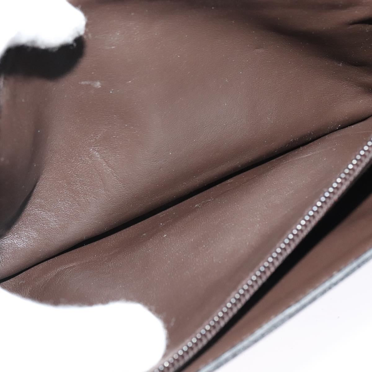 Celine C Sulky Shoulder bag Canvas and Leather, BROWN, CANVAS, Shoulder bag