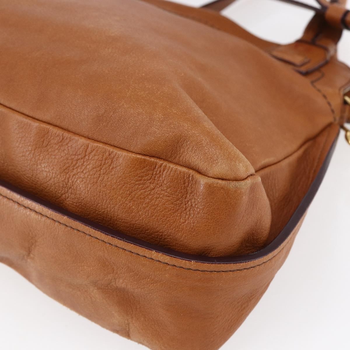 Chloe Margaret Handbag Leather, BROWN, LEATHER, Handbag