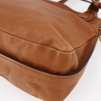 Chloe Margaret Handbag Leather, BROWN, LEATHER, Handbag