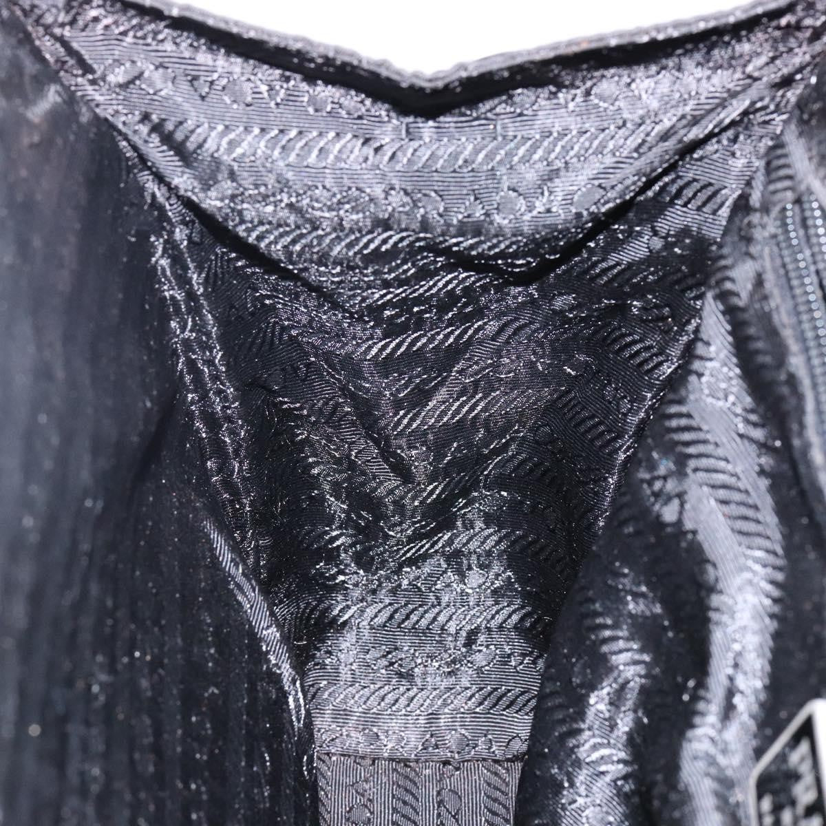 Prada cabas tessuto nylon, Black, Nylon, Handbag