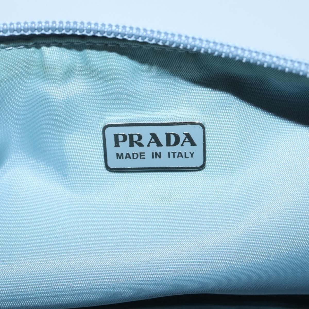 Prada Pochette Shoulder Bag Tessuto, BLUE, NYLON, Clutche & pouche