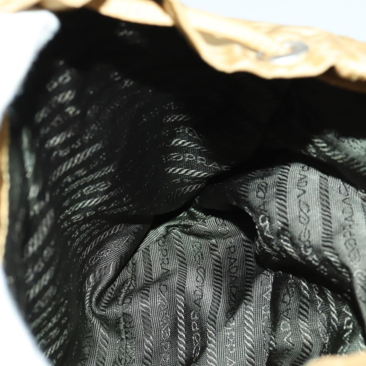 Prada Double Front Pocket Backpack Tessuto, BEIGE, NYLON, Backpack