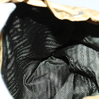 Prada Double Front Pocket Backpack Tessuto, BEIGE, NYLON, Backpack