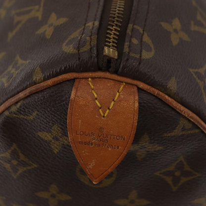 Louis Vuitton Speedy Handbag Monogram Canvas, Brown, Canvas, Handbag