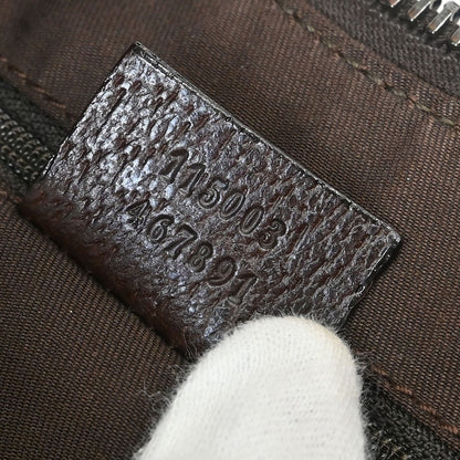 Gucci Ring Handle Zip Hobo GG Canvas, BEIGE, CANVAS, Handbag