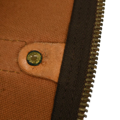 Louis Vuitton Keepall Bag Monogram Canvas, BROWN, CANVAS, Travel bag