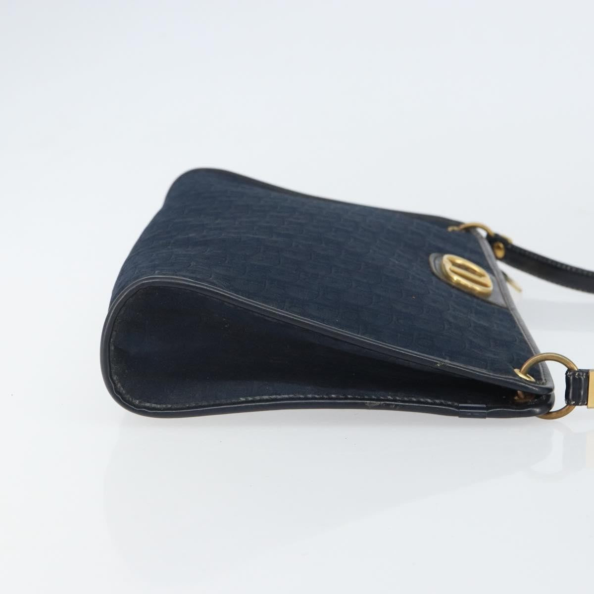 Christian Dior Vintage CD trotter Shoulder bag Canvas, NAVY, CANVAS, Shoulder bag
