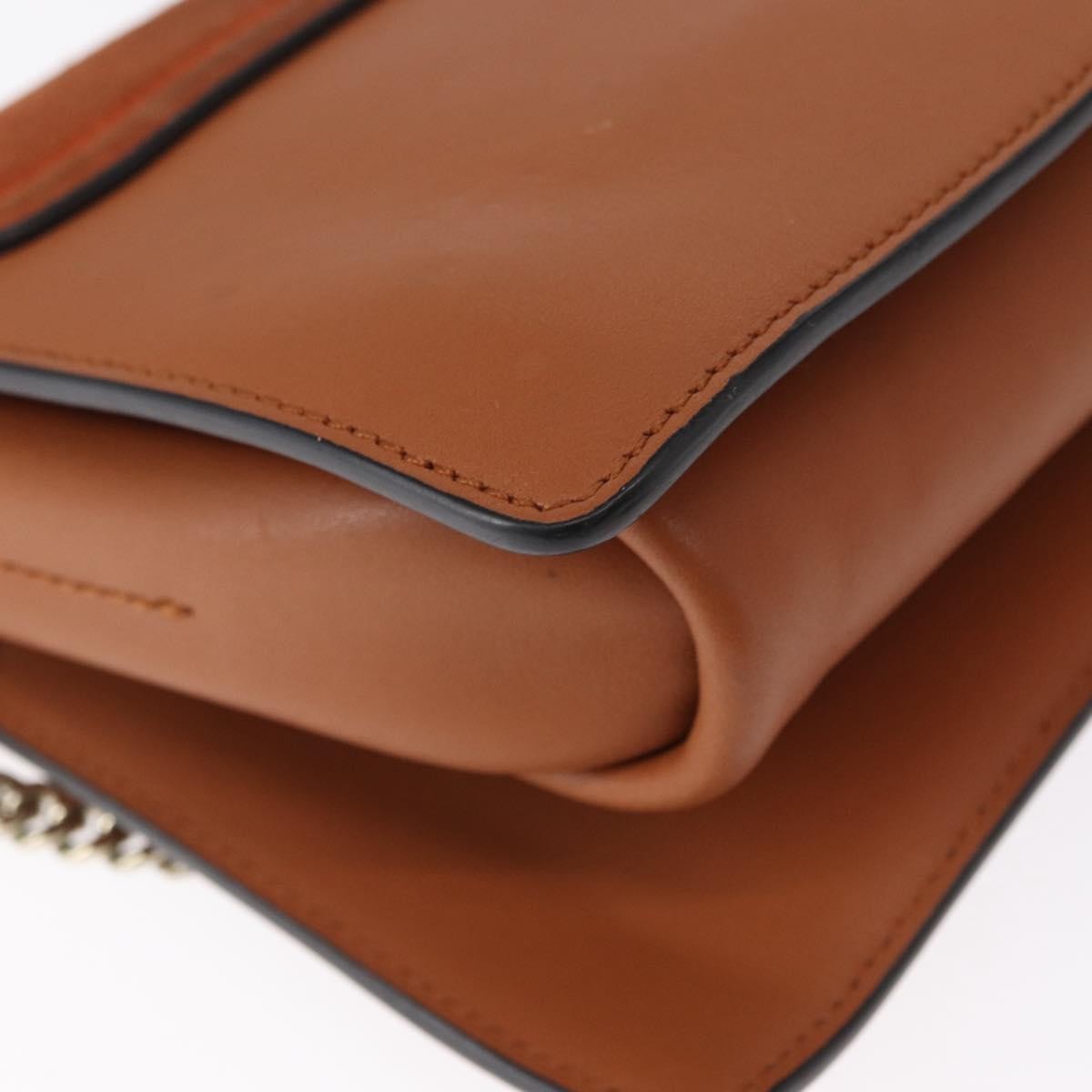 Chloe Faye Shoulder Bag Leather and Suede, BROWN, SUEDE, Shoulder bag