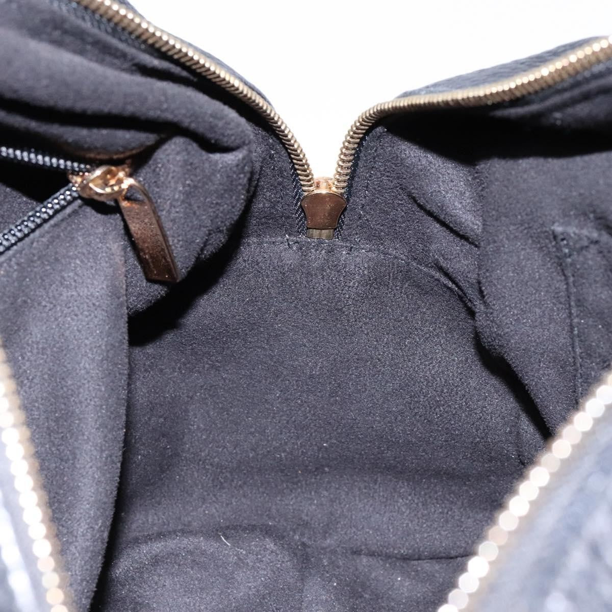 Salvatore Ferragamo Gancini handbag Leather, BLACK, LEATHER, Handbag