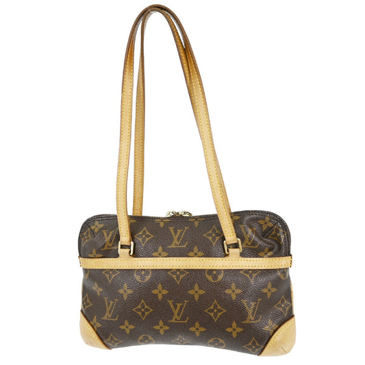 Louis Vuitton Popincourt Tote Monogram Canvas, BROWN, CASHMERE, Shoulder bag