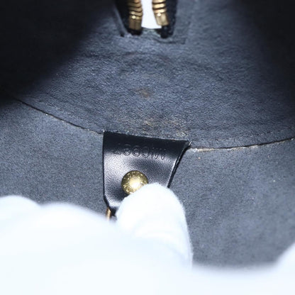 Louis Vuitton Soufflot Handbag Epi Leather, BLACK, LEATHER, Handbag