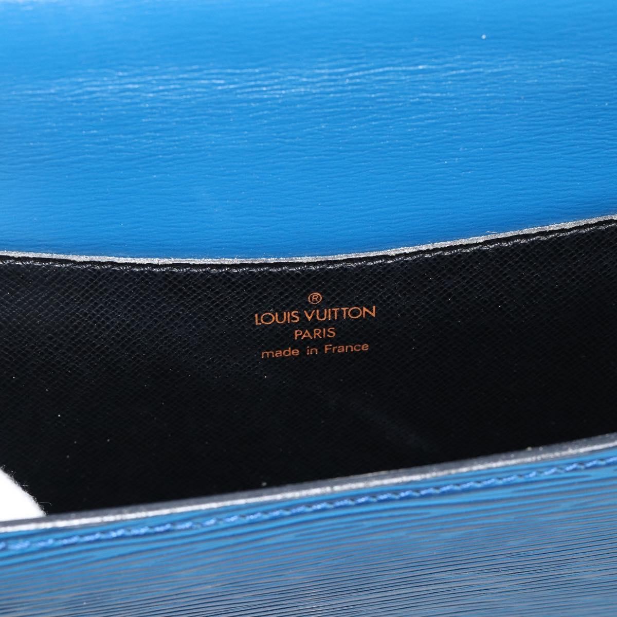 Louis Vuitton Grenelle Shoulder Bag Epi Leather, Blue, Leather, Shoulder Bag