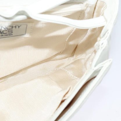 Givenchy Vintage 4G shoulder bag Leather, WHITE, LEATHER, Shoulder bag