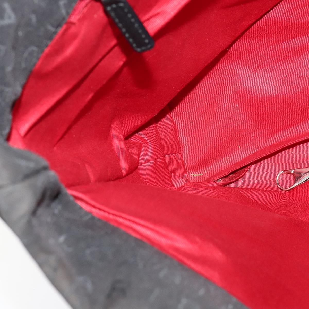 Bvlgari B.Zero1 Logomania Bag Canvas with Leather, BLACK, CANVAS, Tote bag