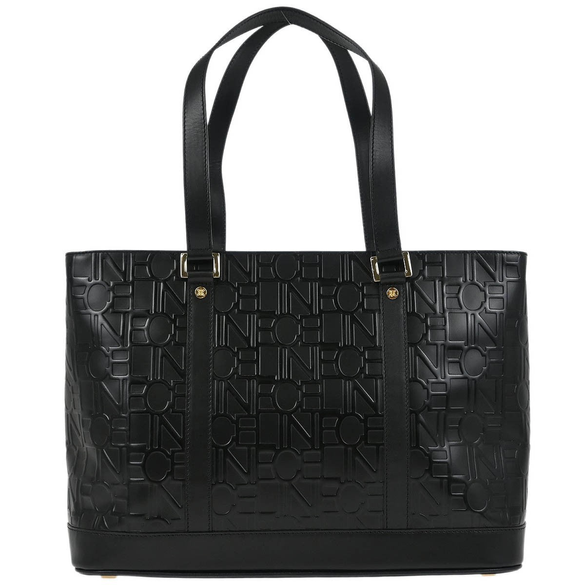 Celine Tote bag Leather, BLACK, LEATHER, Tote bag