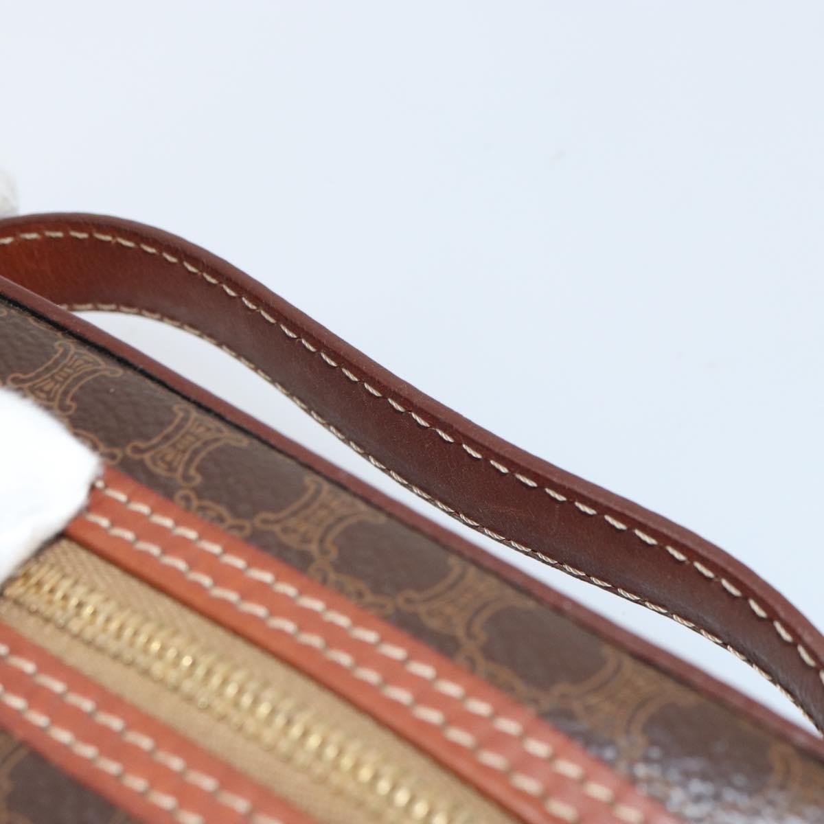 Celine Macadam Vanity Bag Canvas, BROWN, CANVAS, Clutche & pouche