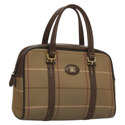Burberry Nova Check Handbag Nova Check Canvas, BEIGE, CANVAS, Handbag