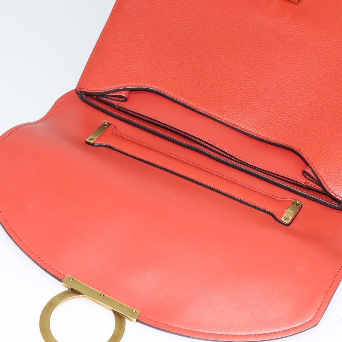 Salvatore Ferragamo Margot Satchel Leather, RED, LEATHER, Handbag