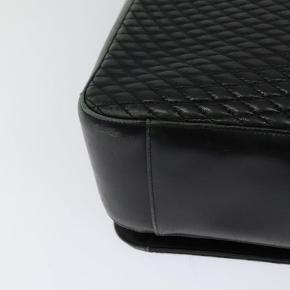 Bally Vintage Shoulder Bag Quilted leather, BLACK, LEATHER, Shoulder bag