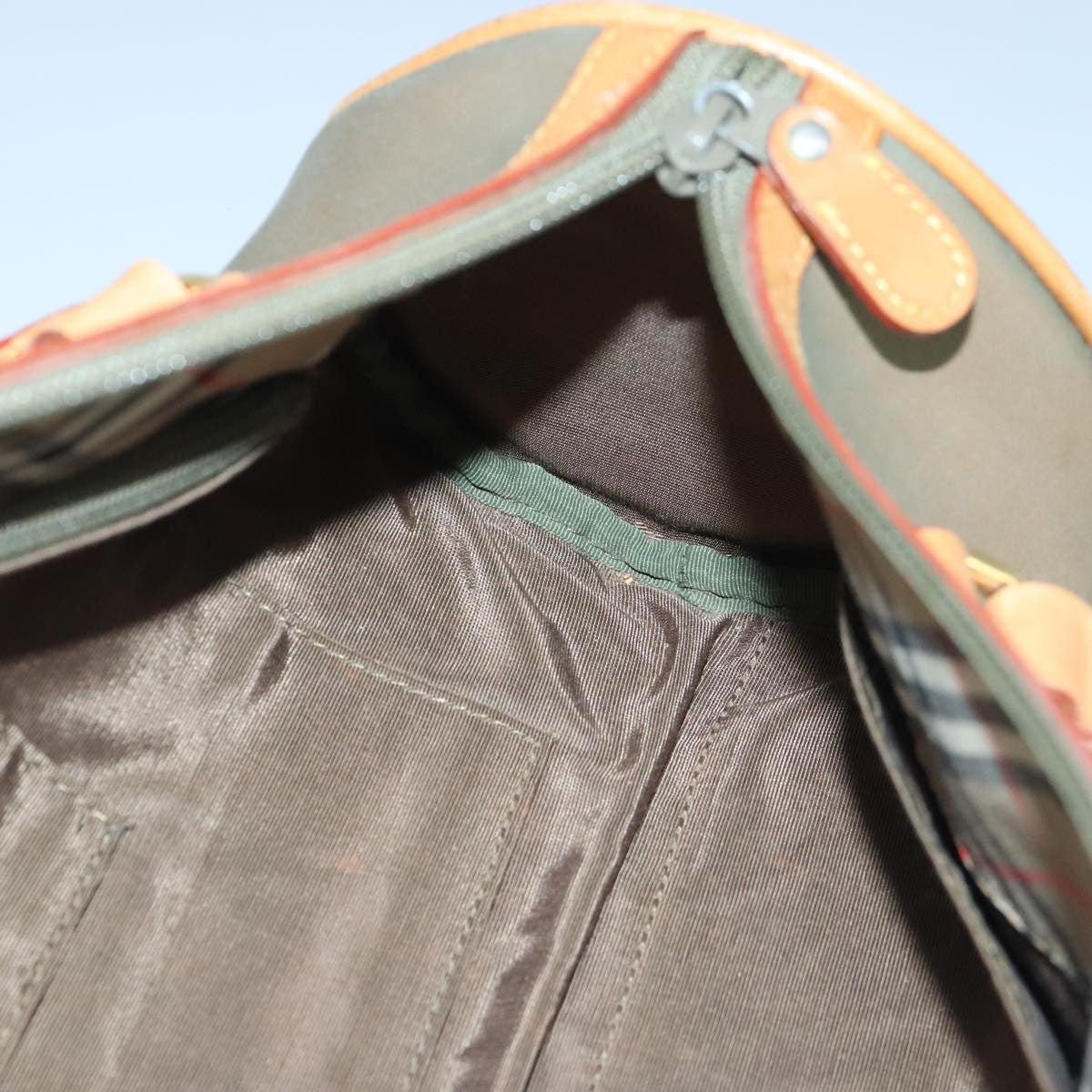 Burberry Vintage Handbag Nylon, KHAKI, NYLON, Handbag