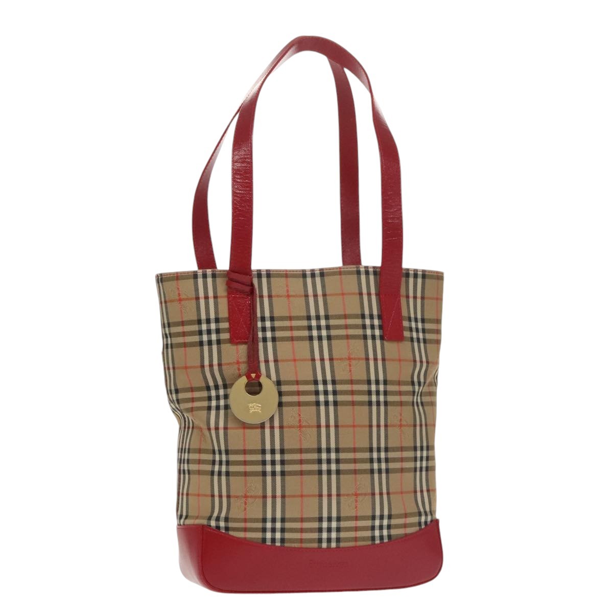 Burberry Nova Check Tote canvas check pattern, BEIGE, CANVAS, Tote bag