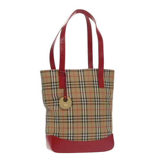 Burberry Nova Check Tote canvas check pattern, BEIGE, CANVAS, Tote bag