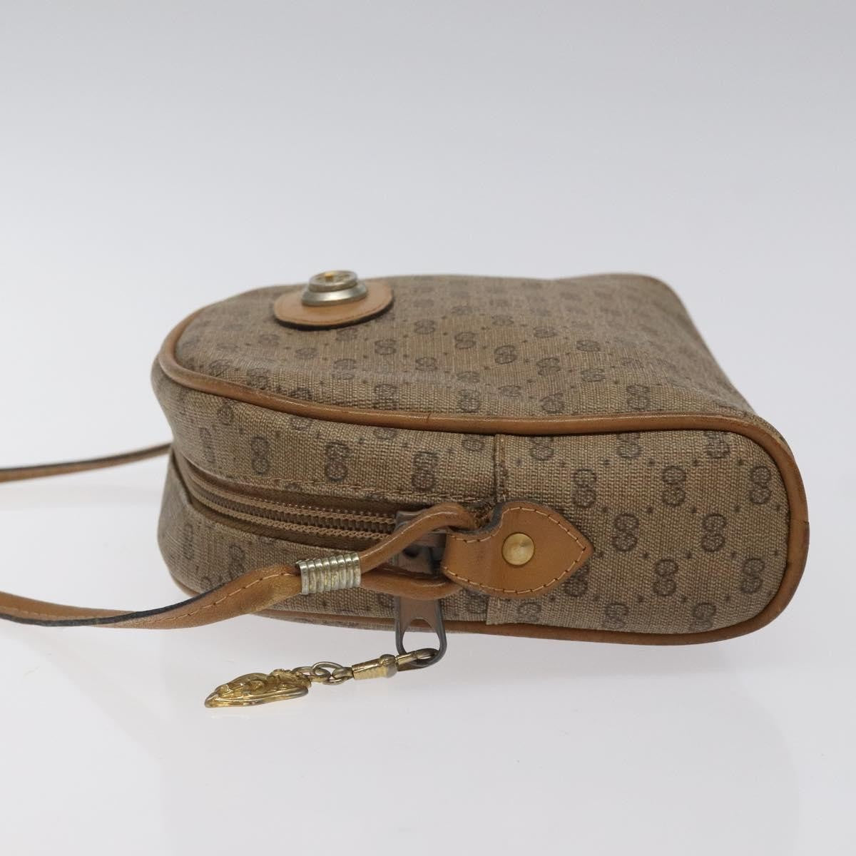 Gucci Micro GG supreme shoulder bag GG canvas, BEIGE, PVC, Shoulder bag