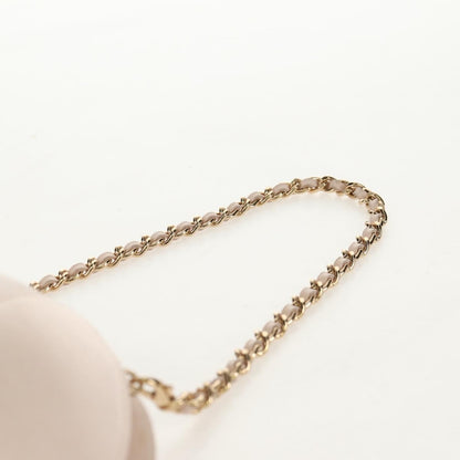 Chanel Camellia Round Clutch with Chain Satin, PINK, SATIN, Clutche & pouche